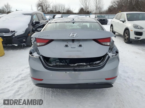 2016 Hyundai Elantra SE with VIN 5NPDH4AE5GH670880, listed as a Copart auction lot 45623825 with 108,825 mi miles and Clean title. Bid and sale history available at DreamBid. Image 6.