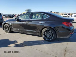 2019 Genesis G70 2.0T Advanced with VIN KMTG64LA0KU037457, listed as a Copart auction lot 86266454 with 126,237 mi miles and Salvage Title. Bid and sale history available at carsss.com. Image 2.