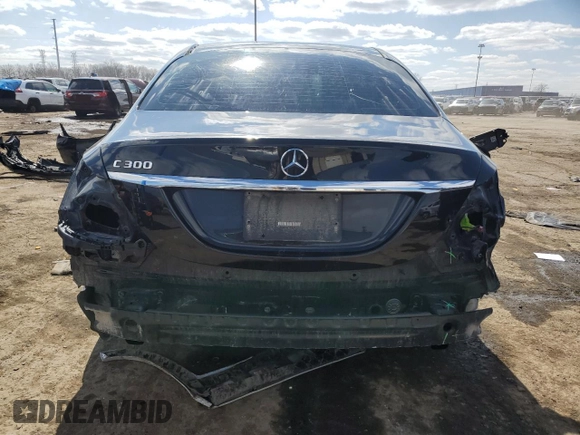 2017 Mercedes-Benz C 300 with VIN 55SWF4JBXHU194516, listed as a Copart auction lot 52325925 with 79,170 mi miles and Clean Title. Bid and sale history available at DreamBid. Image 6.