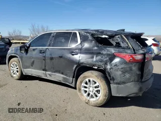 2020 Chevrolet Traverse LS z VIN 1GNERFKW7LJ272289, wystawiony jako Copart lot #44063005 z przebiegiem 60 009 mil mil oraz Nie do naprawy • Non repairable. Historia ofert i sprzedaży dostępna na DreamBid. Obrazek 2.