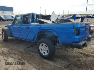 2020 Jeep Gladiator Sport S с VIN 1C6HJTAG5LL153853, выставлен на аукционе Copart как лот 56023925 с пробегом 31 143 миль миль и Списание • Salvage title. История ставок и продаж доступна на DreamBid. Изображение 2.