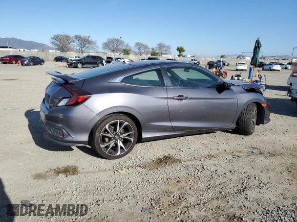 2018 Honda Civic Si Coupe with VIN 2HGFC3A56JH756637, listed as a Copart auction lot 49701635 with 64,789 mi miles and Salvage Title. Bid and sale history available at carsss.com. Image 3.