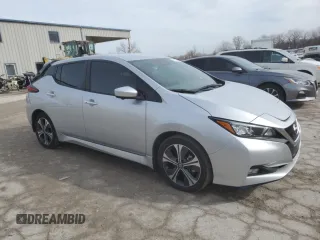 2020 Nissan LEAF SV Plus with VIN 1N4BZ1CP5LC300588, listed as a Copart auction lot 43265445 with 44,510 mi miles and Salvage Title. Bid and sale history available at DreamBid. Image 4.