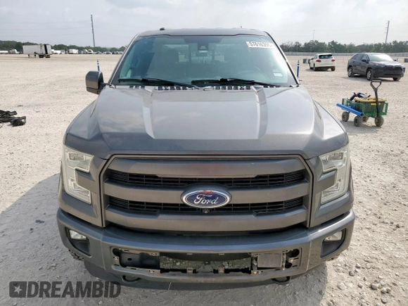 2016 Ford F-150 XLT with VIN 1FTFW1EF4GKF79990, listed as a Copart auction lot 57616395 with 118,510 mi miles and Salvage title. Bid and sale history available at DreamBid. Image 5.