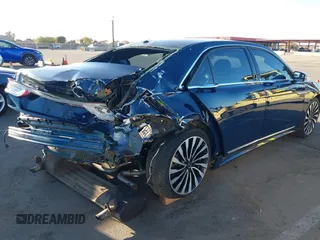 2017 Lincoln Continental Black Label with VIN 1LN6L9BC0H5612741, listed as a IAAI auction lot 41673996 with 83,551 mi miles and . Bid and sale history available at DreamBid. Image 4.
