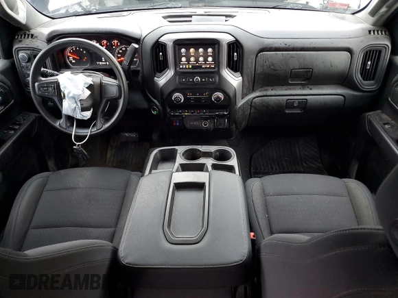 2022 Chevrolet Silverado 1500 Custom with VIN 1GCPDBEKXNZ531847, listed as a Copart auction lot 84716374 with 54,211 mi miles and Salvage Title. Bid and sale history available at carsss.com. Image 8.