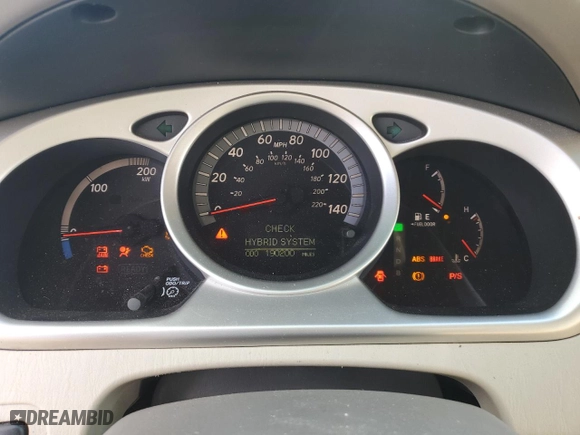 2006 Toyota Highlander Hybrid with VIN JTEDW21A760010354, listed as a Copart auction lot 47521135 with 190,200 mi miles and Salvage Title. Bid and sale history available at carsss.com. Image 9.
