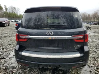 2019 Infiniti QX80 LUXE with VIN JN8AZ2NF6K9687748, listed as a Copart auction lot 45217745 with 123,319 mi miles and Salvage Title. Bid and sale history available at carsss.com. Image 6.