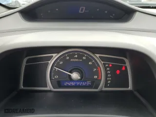 2007 Honda Civic Cpe LX with VIN 2HGFG12617H540879, listed as a Copart auction lot 47615445 with 124,292 mi miles and Salvage Title. Bid and sale history available at carsss.com. Image 9.