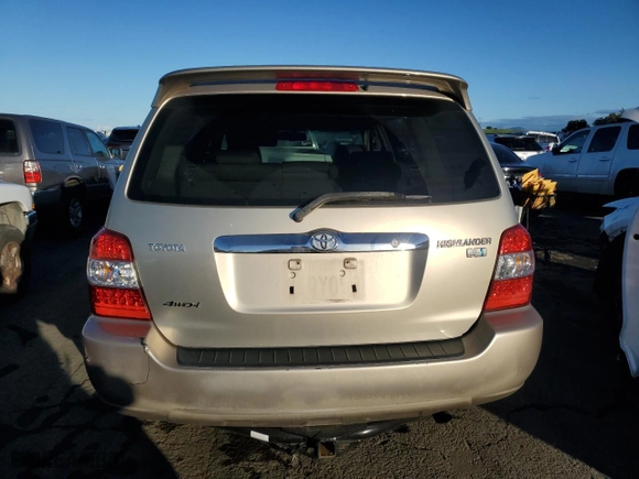 2007 Toyota Highlander Hybrid with VIN JTEHW21A170038847, listed as a Copart auction lot 44015725 with 170,690 mi miles and Salvage Title. Bid and sale history available at carsss.com. Image 6.