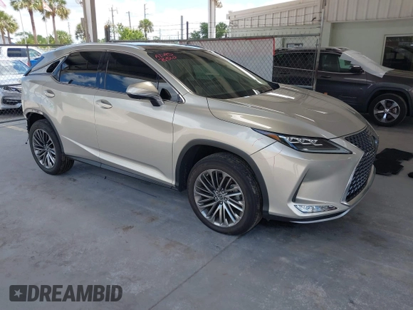 2021 Lexus RX 350 with VIN 2T2JZMAA1MC185112, listed as a IAAI auction lot 42251392 with 68,575 mi miles and . Bid and sale history available at DreamBid. Image 1.