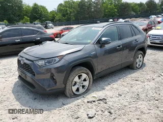 2021 Toyota RAV4 Hybrid XLE with VIN 2T3RWRFVXMW112612, listed as a Copart auction lot 59324205 with 87,974 mi miles and Salvage title. Bid and sale history available at DreamBid. Image 1.