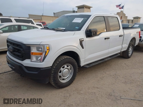 2022 Ford F-150 XL with VIN 1FTFW1E51NKE67183, listed as a IAAI auction lot 42123925 with 100,877 mi miles. Bid and sale history available at carsss.com. Image 17.