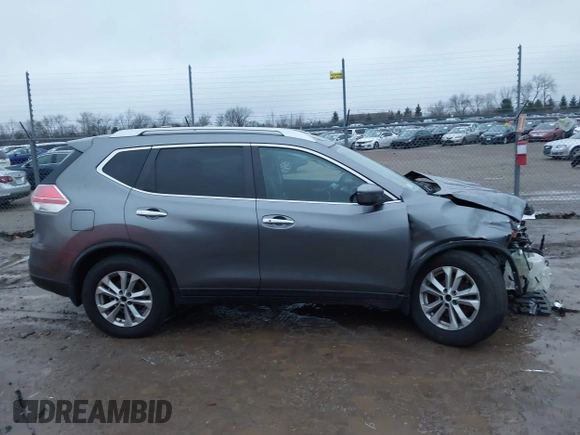 2016 Nissan Rogue SV with VIN KNMAT2MV1GP694986, listed as a IAAI auction lot 41109354 with 63,794 mi miles and . Bid and sale history available at carsss.com. Image 13.
