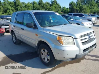 2007 Honda Pilot LX with VIN 2HKYF18157H524620, listed as a IAAI auction lot 42848065 with 212,946 mi miles and . Bid and sale history available at DreamBid. Image 1.