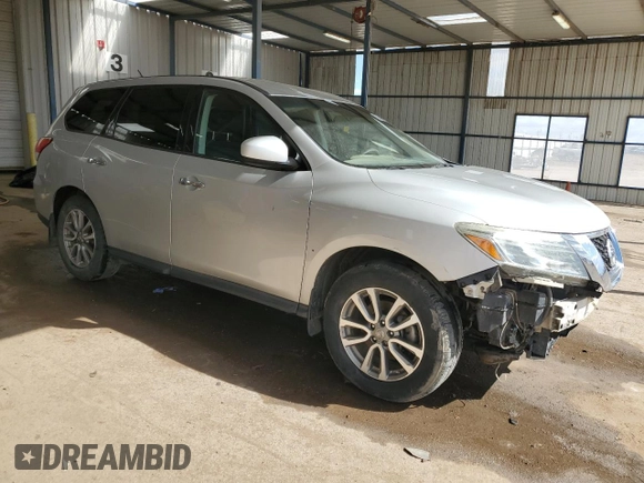 2015 Nissan Pathfinder S with VIN 5N1AR2MM1FC615050, listed as a Copart auction lot 56037175 with 159,145 mi miles and Clean title. Bid and sale history available at DreamBid. Image 4.