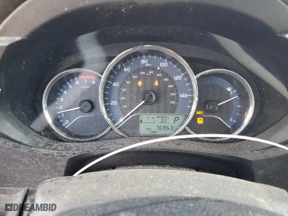 2016 Toyota Corolla L with VIN 2T1BURHE1GC504980, listed as a Copart auction lot 48520665 with 76,963 mi miles and Salvage Title. Bid and sale history available at carsss.com. Image 9.