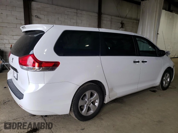 2014 Toyota Sienna L with VIN 5TDZK3DCXES441002, listed as a Copart auction lot 87139804 with 229,943 mi miles and Salvage Title. Bid and sale history available at carsss.com. Image 3.
