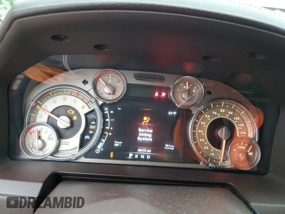 2014 Ram 2500 Laramie Longhorn with VIN 3C6UR5LL7EG155360, listed as a Copart auction lot 74399814 with 88,419 mi miles and Salvage title. Bid and sale history available at DreamBid. Image 9.