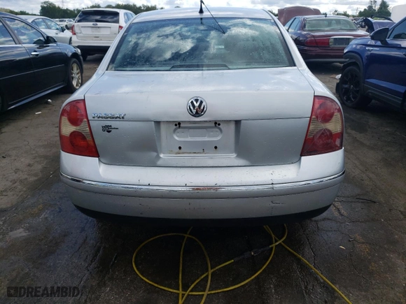 2003 Volkswagen Passat GLS with VIN WVWPD63B53P103624, listed as a Copart auction lot 70334334 with 168,100 mi miles and Non Repairable. Bid and sale history available at carsss.com. Image 6.