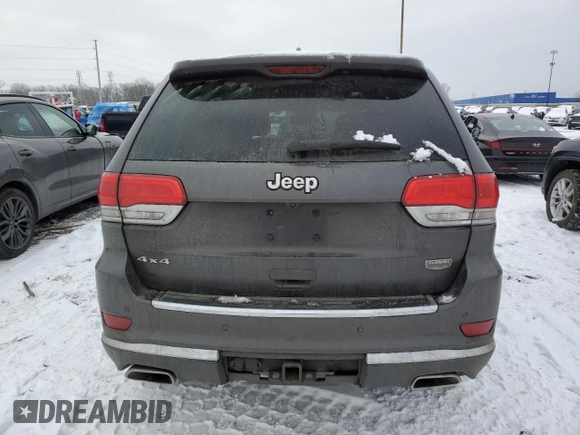 2015 Jeep Grand Cherokee Summit with VIN 1C4RJFJT6FC806660, listed as a Copart auction lot 88279395 with 173,735 mi miles and Salvage Title. Bid and sale history available at carsss.com. Image 6.