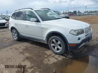 2008 BMW X3 3.0si with VIN WBXPC93438WJ04762, listed as a IAAI auction lot 41929429 with 170,270 mi miles. Bid and sale history available at carsss.com. Image 1.