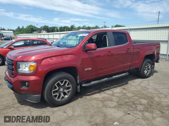 2018 GMC Canyon 4WD All Terrain with VIN 1GTG6CEN8J1281172, listed as a Copart auction lot 61536385 with 93,365 mi miles and Salvage title. Bid and sale history available at DreamBid. Image 1.