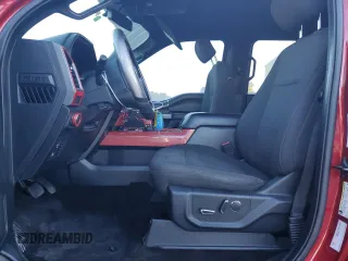 2018 Ford F-150 XL with VIN 1FTEW1CP0JFD02261, listed as a Copart auction lot 61850405 with 107,299 mi miles and Salvage title. Bid and sale history available at DreamBid. Image 7.