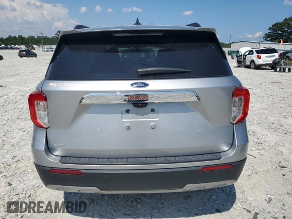 2023 Ford Explorer XLT with VIN 1FMSK7DH6PGA48191, listed as a Copart auction lot 62588395 with 24,383 mi miles and Salvage title. Bid and sale history available at DreamBid. Image 6.