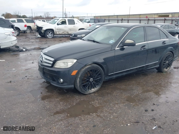 2008 Mercedes-Benz C-Class 3.0L Sport with VIN WDDGF54X28R014741, listed as a IAAI auction lot 41461468 with 148,226 mi miles. Bid and sale history available at carsss.com. Image 2.