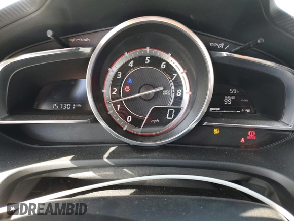 2015 Mazda 3 S Grand Touring with VIN JM1BM1M3XF1263185, listed as a Copart auction lot 41847175 with 157,301 mi miles and Salvage Title. Bid and sale history available at DreamBid. Image 9.