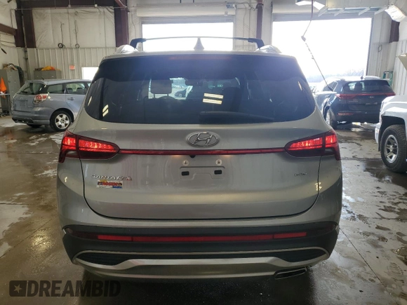 2022 Hyundai Santa Fe SEL with VIN 5NMS2DAJ6NH470719, listed as a Copart auction lot 52813855 with 12,610 mi miles and Salvage Title. Bid and sale history available at carsss.com. Image 6.