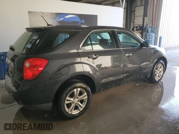 2013 Chevrolet Equinox LS with VIN 2GNALBEK2D6362885, listed as a Copart auction lot 53356125 with 122,209 mi miles and Clean Title. Bid and sale history available at carsss.com. Image 3.
