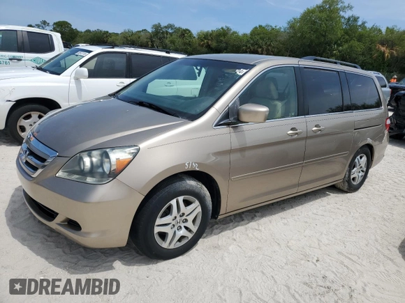 2006 Honda Odyssey EX with VIN 5FNRL38476B459124, listed as a Copart auction lot 76903724 with 94,270 mi miles and Salvage title. Bid and sale history available at DreamBid. Image 1.