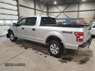 2018 Ford F-150 XL with VIN 1FTFW1E50JFB35013, listed as a Copart auction lot 57240755 with 127,401 mi miles and Salvage title. Bid and sale history available at DreamBid. Image 2.