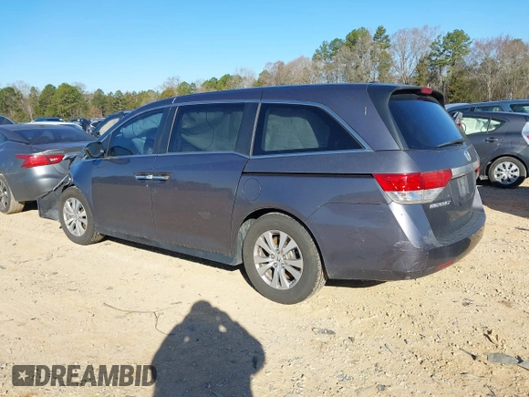 2016 Honda Odyssey EX-L with VIN 5FNRL5H63GB063528, listed as a IAAI auction lot 41757826 with 137,355 mi miles and . Bid and sale history available at DreamBid. Image 3.