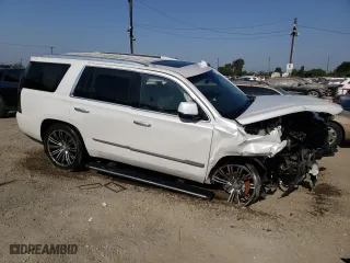2018 Cadillac Escalade Premium Luxury with VIN 1GYS4CKJ6JR357050, listed as a Copart auction lot 62124974 with 85,825 mi miles and Salvage Title. Bid and sale history available at carsss.com. Image 4.