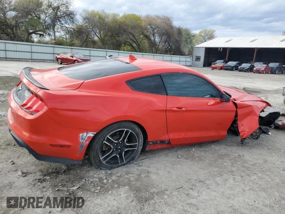 2022 Ford Mustang EcoBoost with VIN 1FA6P8TH3N5101247, listed as a Copart auction lot 89260665 with 59,662 mi miles and Salvage Title. Bid and sale history available at carsss.com. Image 3.