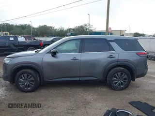 2024 Nissan Pathfinder S with VIN 5N1DR3AAXRC273423, listed as a IAAI auction lot 41210916 with 9,831 mi miles and . Bid and sale history available at DreamBid. Image 14.