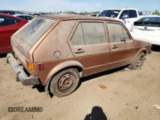 1980 Volkswagen Rabbit z VIN 17A0947753, wystawiony jako Copart lot #51306594 z przebiegiem 108 669 mil mil oraz Tytuł czysty. Historia ofert i sprzedaży dostępna na DreamBid. Obrazek 3.