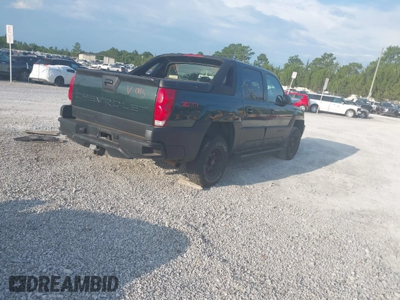 2003 Chevrolet Avalanche with VIN 3GNEC13T93G102820, listed as a IAAI auction lot 42610115 with Not provided miles and . Bid and sale history available at DreamBid. Image 4.
