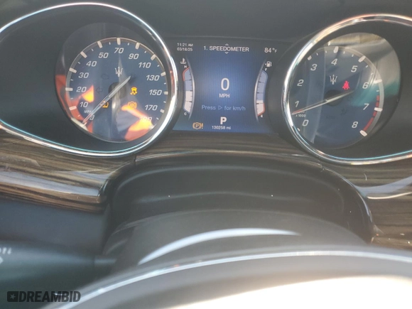 2014 Maserati Quattroporte S Q4 with VIN ZAM56RRA4E1110227, listed as a Copart auction lot 49080965 with 130,258 mi miles and Salvage Title. Bid and sale history available at carsss.com. Image 9.