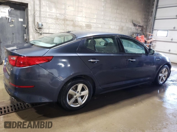 2015 Kia Optima LX with VIN KNAGM4A73F5613177, listed as a Copart auction lot 72844074 with 57,980 mi miles and Clean Title. Bid and sale history available at DreamBid. Image 3.
