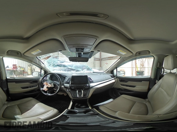 2018 Honda Odyssey EX-L with VIN 5FNRL6H78JB078953, listed as a Copart auction lot 83661974 with Not Provided miles and Non Repairable. Bid and sale history available at carsss.com. Image 14.