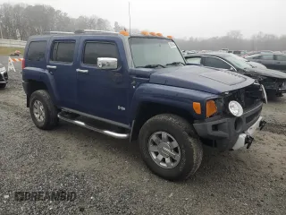 2009 Hummer H3 SUV Luxury with VIN 5GTEN13E198105450, listed as a Copart auction lot 86969564 with 97,440 mi miles and Salvage Title. Bid and sale history available at carsss.com. Image 4.