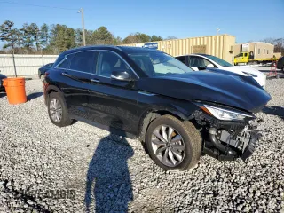 2022 Infiniti QX50 LUXE with VIN 3PCAJ5BA9NF122319, listed as a Copart auction lot 86087084 with 37,553 mi miles and Salvage Title. Bid and sale history available at carsss.com. Image 4.
