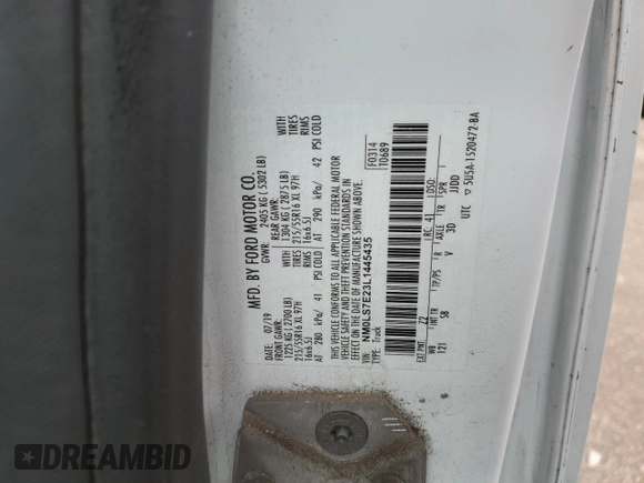 2020 Ford Transit Connect XL z VIN NM0LS7E23L1445435, wystawiony jako Copart lot #53704835 z przebiegiem 100 883 mil mil oraz Szkoda całkowita • Salvage title. Historia ofert i sprzedaży dostępna na DreamBid. Obrazek 12.