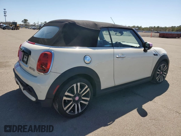 2022 MINI Convertible Cooper S with VIN WMW43DL01N3N51794, listed as a Copart auction lot 53075045 with 43,811 mi miles and Salvage title. Bid and sale history available at DreamBid. Image 3.