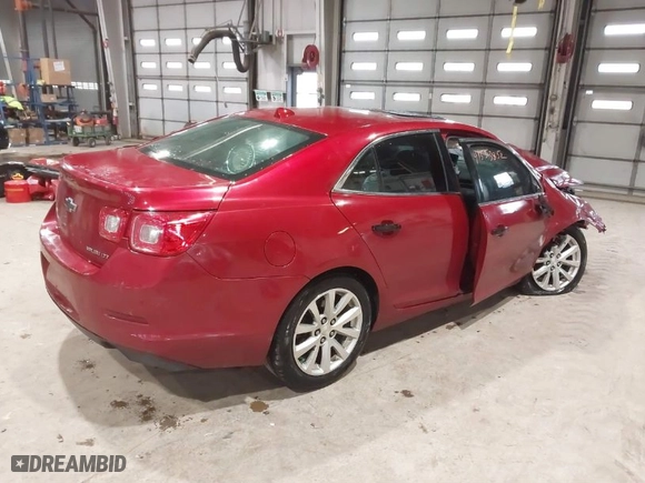 2014 Chevrolet Malibu LTZ with VIN 1G11H5SL5EF143086, listed as a IAAI auction lot 41553852 with NaN miles. Bid and sale history available at carsss.com. Image 4.