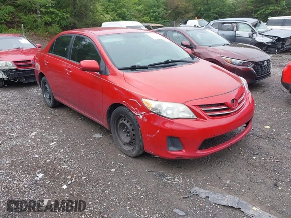 2013 Toyota Corolla L with VIN 5YFBU4EE0DP151229, listed as a IAAI auction lot 42086957 with 184,244 mi miles. Bid and sale history available at carsss.com. Image 1.